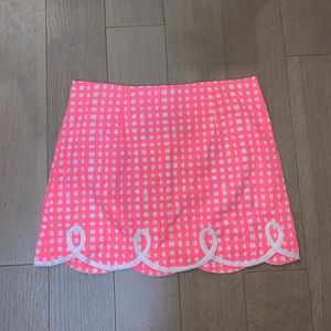 Lilly Pulitzer Neon Pink Mini Skirt Sz 4